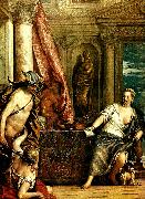 Paolo  Veronese mercury, herse and aglauros oil painting reproduction